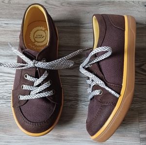 Livie & Luca Reeve Brown Sneakers Velcro Closure sz 10
